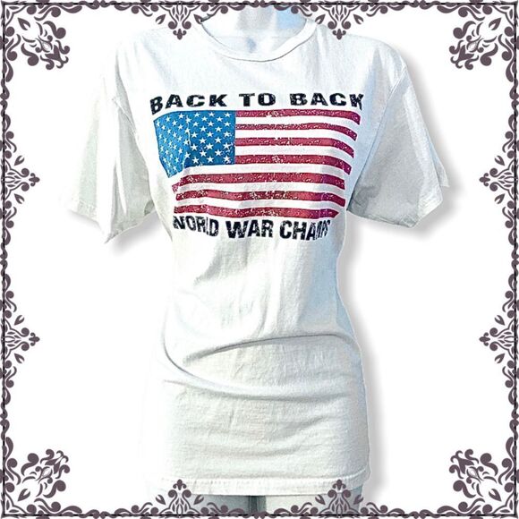 Back to Back World War Champs Unisex T-Shirt - Picture 1 of 7